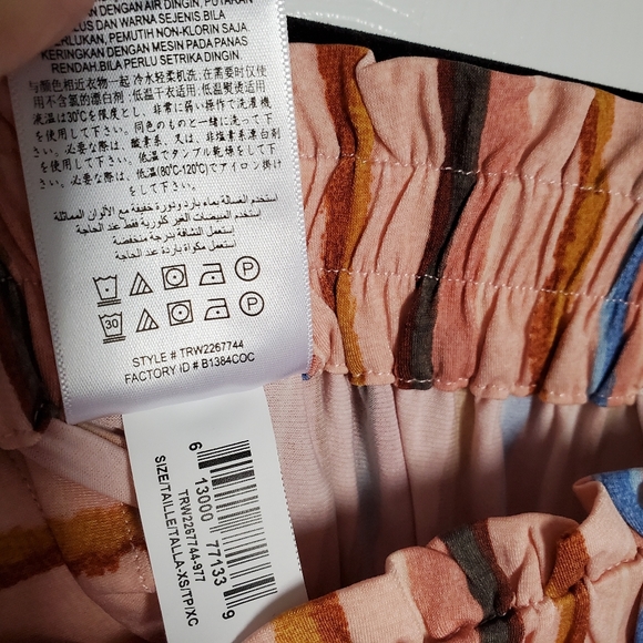 NEW BCBGeneration Stripe Paperbag Waist Pants - Picture 7 of 11